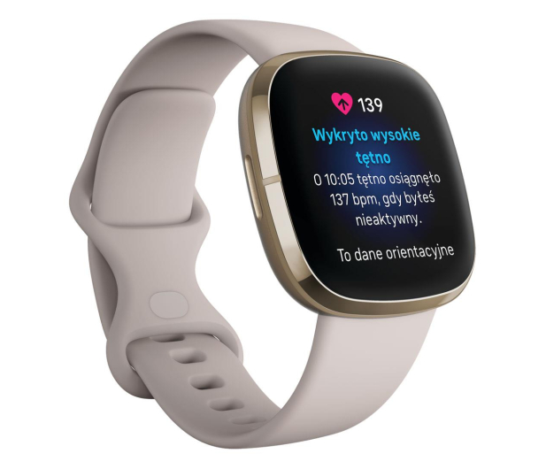 Google Fitbit Sense złoto beżowy + Fitbit Premium - 587726 - zdjęcie 5